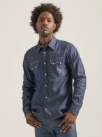 Lee hombres 101 camisa occidental índigo seco ropa Z6H6F921