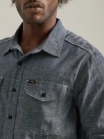 Lee hombres 101 sobrecamisa vaquera años 70 seco ropa Z6H6F914 - Image 3