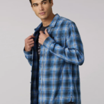 Lee hombres camisa con botones a cuadros multiuso Heritage carbón ropa Z6H6F944