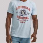 Lee hombres camiseta con estampado de águila original americana ruta aérea ropa Z6H6F882