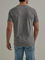 Lee hombres camiseta con estampado de jeans ovalados brezo grafito ropa Z6H6F877 - Image 2