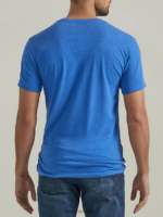 Lee hombres camiseta con gráfico de estilo de vida al aire libre hermoso azul ropa Z6H6F878 - Image 2