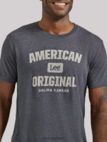 Lee hombres camiseta gráfica original americana caviar ropa Z6H6F848 - Image 3