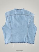 Lee hombres chaleco de jinete vintage rv16 (talla m) mezclilla ligera ropa Z6H6F1140 - Image 2