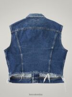 Lee hombres chaleco de jinete vintage rv20 (talla m) Denim oscuro ropa Z6H6F1129 - Image 2