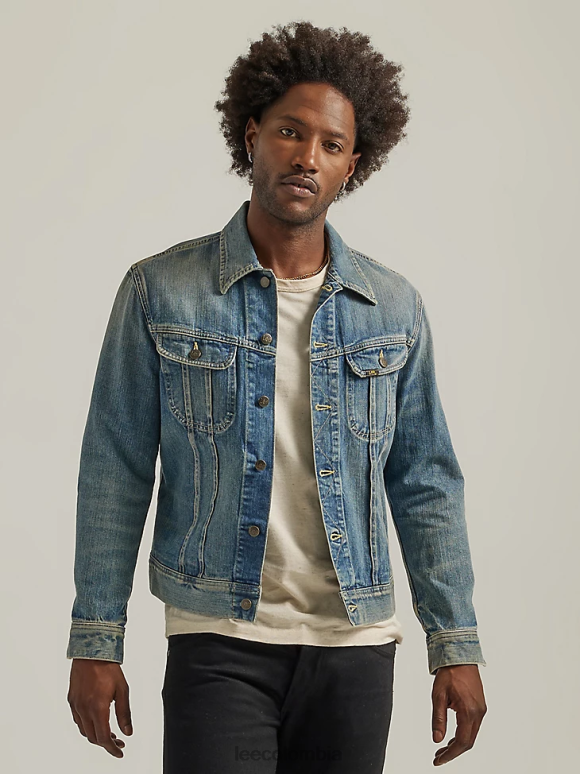 Lee hombres chaqueta de jinete 101 seco - lavado ligero ropa Z6H6F1128 - Image 3