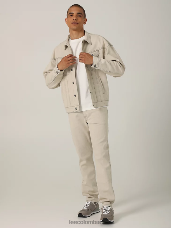 Lee hombres chaqueta estilo ciclista con hombros caídos enjuagar ropa Z6H6F1123 - Image 4