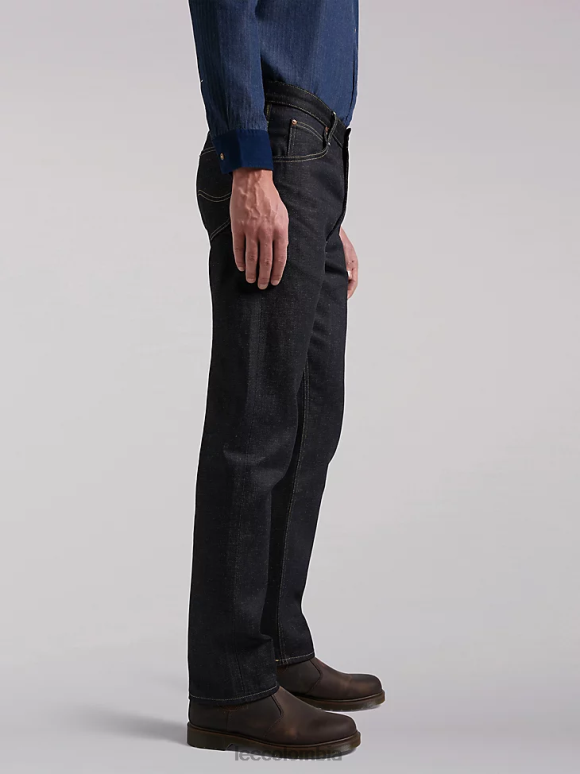 Lee hombres colección europea 101z vaqueros de pernera recta con ajuste relajado y espalda ceñida seco ropa Z6H6F539 - Image 3