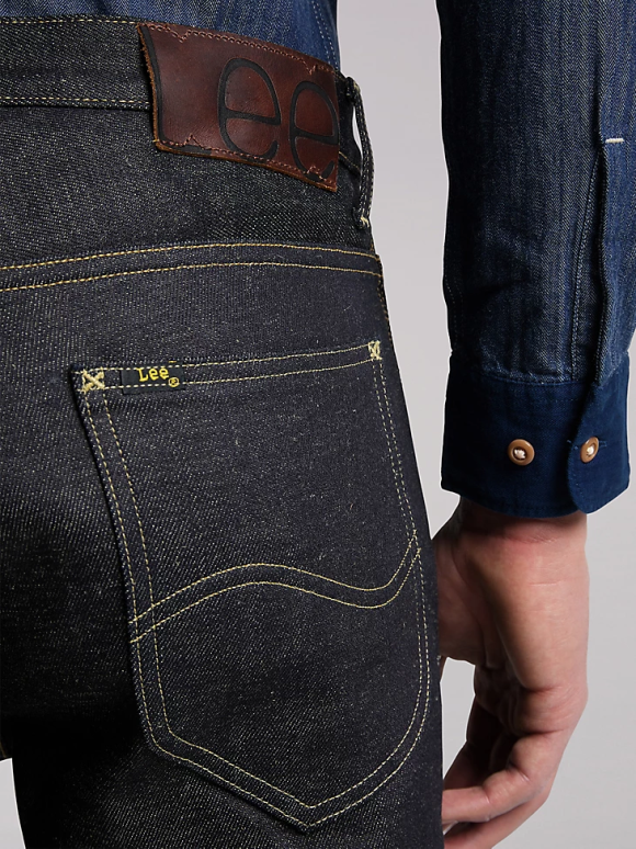 Lee hombres colección europea 101z vaqueros de pernera recta con ajuste relajado y espalda ceñida seco ropa Z6H6F539 - Image 5