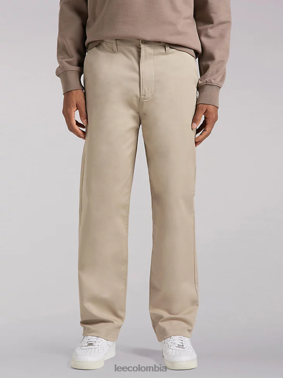 Lee hombres colección europea chetopa pantalones chinos de ajuste relajado piedra ropa Z6H6F787 - Image 2