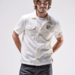 Lee hombres colección europea h.d. camisa de manga corta con botones crudo ropa Z6H6F933