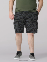 Lee hombres cruce de caminos de movimiento extremo corto (grande y alto) camuflaje negro ropa Z6H6F1018