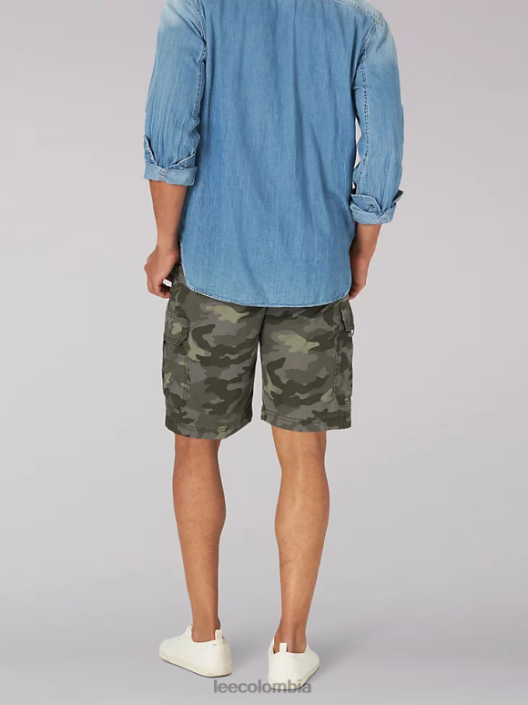 Lee hombres encrucijada de movimiento extremo corto camuflaje del bosque ropa Z6H6F1008 - Image 2