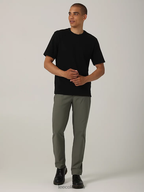 Lee hombres hd pantalones cónicos relajados maverick fuerte verde ropa Z6H6F727 - Image 1