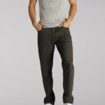 Lee hombres jean deportivo de pierna cónica de movimiento extremo (grandes y altos) gris oscuro ropa Z6H6F691