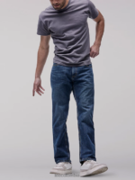 Lee hombres Jean pierna recta 100% algodón regular fit teniente ropa Z6H6F503