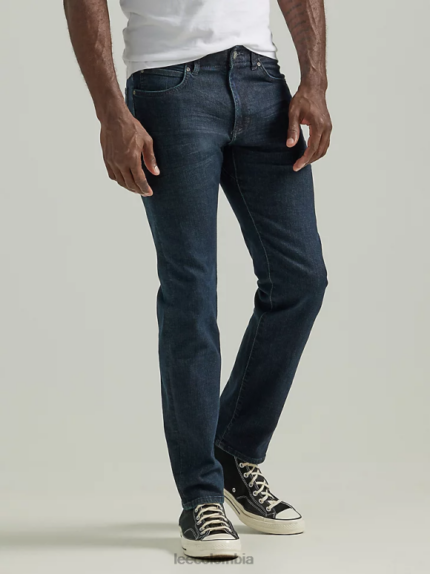 Lee hombres jeans ajustados con pernera recta Extreme Motion lucioperca ropa Z6H6F555