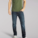 Lee hombres jeans ajustados con pernera recta Extreme Motion viaje ropa Z6H6F548
