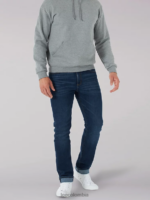 Lee hombres jeans ajustados de pernera recta Extreme Motion conrado ropa Z6H6F556
