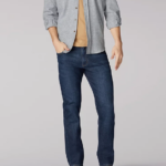 Lee hombres jeans con pernera tapered y corte recto Extreme Motion bostón ropa Z6H6F528