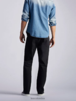 Lee hombres jeans con pernera tapered y corte recto Extreme Motion negro ropa Z6H6F525 - Image 2