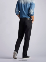 Lee hombres jeans con pernera tapered y corte recto Extreme Motion negro ropa Z6H6F525 - Image 6