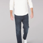Lee hombres jeans cónicos de ajuste recto mvp de movimiento extremo (grandes y altos) sebastián ropa Z6H6F537