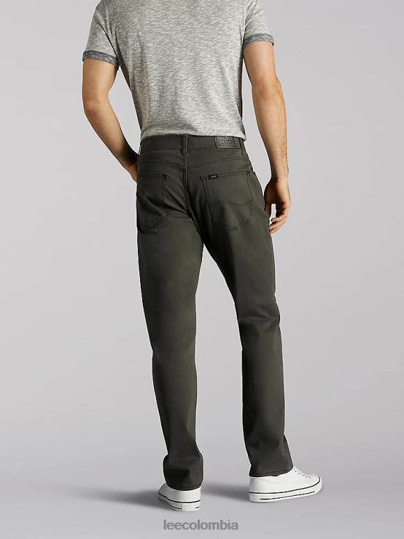 Lee hombres jeans deportivos con pernera cónica Extreme Motion gris oscuro ropa Z6H6F681 - Image 2