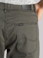 Lee hombres jeans deportivos con pernera cónica Extreme Motion gris oscuro ropa Z6H6F681 - Image 4