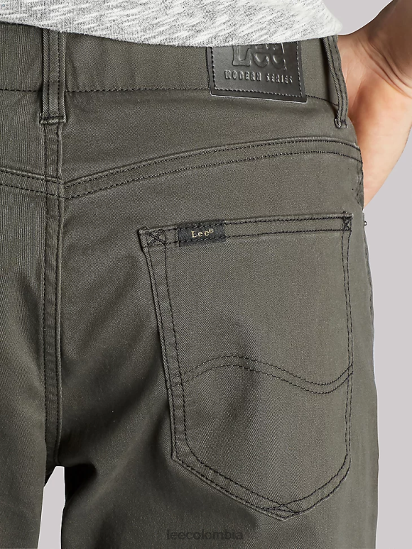 Lee hombres jeans deportivos con pernera cónica Extreme Motion gris oscuro ropa Z6H6F681 - Image 4