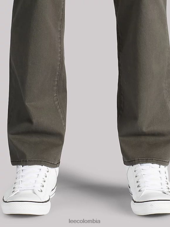 Lee hombres jeans deportivos con pernera cónica Extreme Motion gris oscuro ropa Z6H6F681 - Image 5