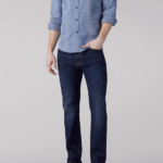 Lee hombres jeans deportivos con pernera cónica Extreme Motion huelga azul ropa Z6H6F683