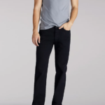 Lee hombres jeans holgados con pernera recta doble negro ropa Z6H6F569