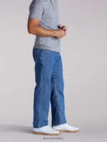 Lee hombres jeans holgados con pernera recta piedra de pimienta ropa Z6H6F568 - Image 3