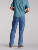 Lee hombres jeans holgados con pernera recta piedra mediana ropa Z6H6F566 - Image 2