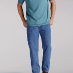 Lee hombres jeans holgados con pernera recta piedra mediana ropa Z6H6F566