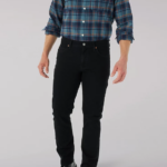 Lee hombres jeans legendarios cónicos regulares sobreteñir negro ropa Z6H6F675