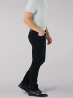 Lee hombres jeans legendarios cónicos regulares sobreteñir negro ropa Z6H6F675 - Image 3