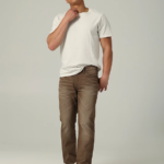 Lee hombres jeans rectos regulares Heritage marrón ropa Z6H6F623