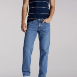 Lee hombres jeans rectos regulares selectos premium fantasma ropa Z6H6F626