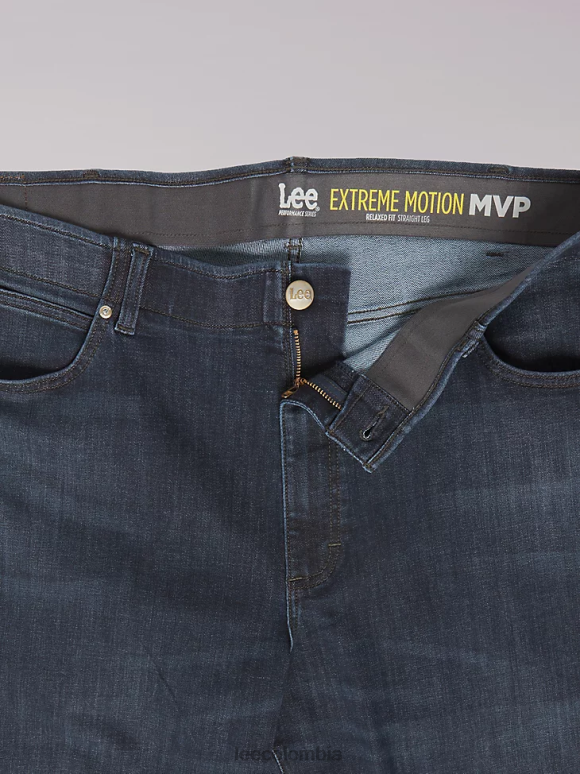 Lee hombres jeans rectos relajados mvp de movimiento extremo (grandes y altos) ejecutivo ropa Z6H6F592 - Image 5