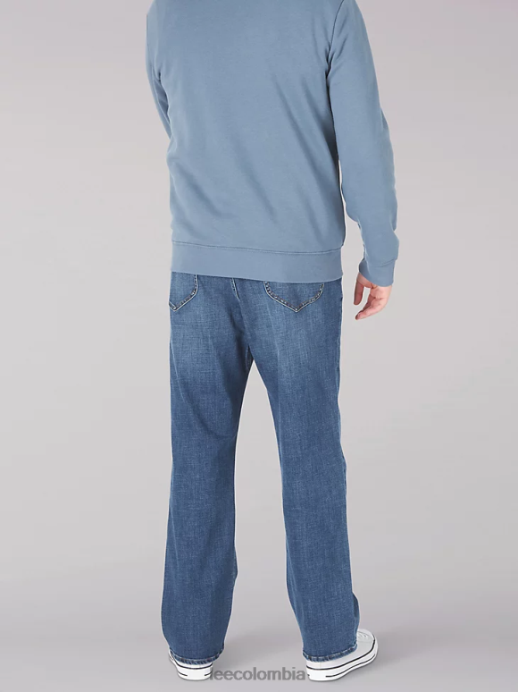 Lee hombres jeans rectos relajados mvp de movimiento extremo (grandes y altos) rey ropa Z6H6F593 - Image 2