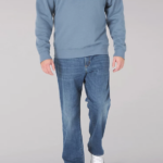 Lee hombres jeans rectos relajados mvp de movimiento extremo (grandes y altos) rey ropa Z6H6F593