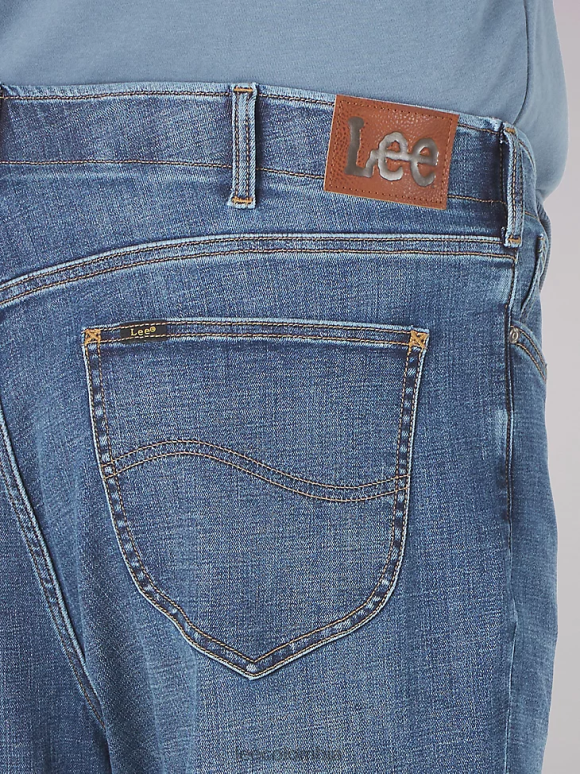 Lee hombres jeans rectos relajados mvp de movimiento extremo (grandes y altos) rey ropa Z6H6F593 - Image 4