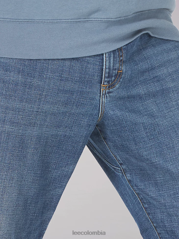 Lee hombres jeans rectos relajados mvp de movimiento extremo (grandes y altos) rey ropa Z6H6F593 - Image 7