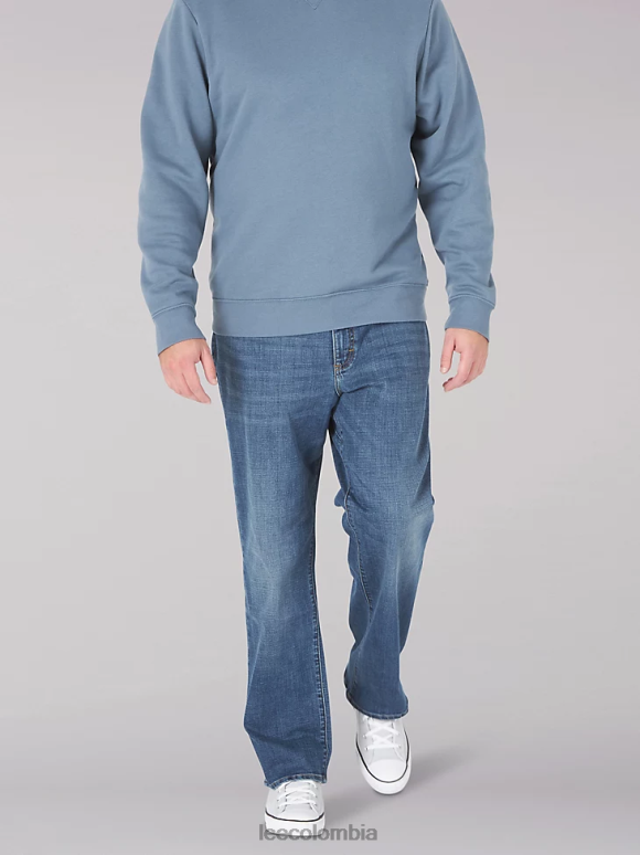 Lee hombres jeans rectos relajados mvp de movimiento extremo (grandes y altos) rey ropa Z6H6F593 - Image 1