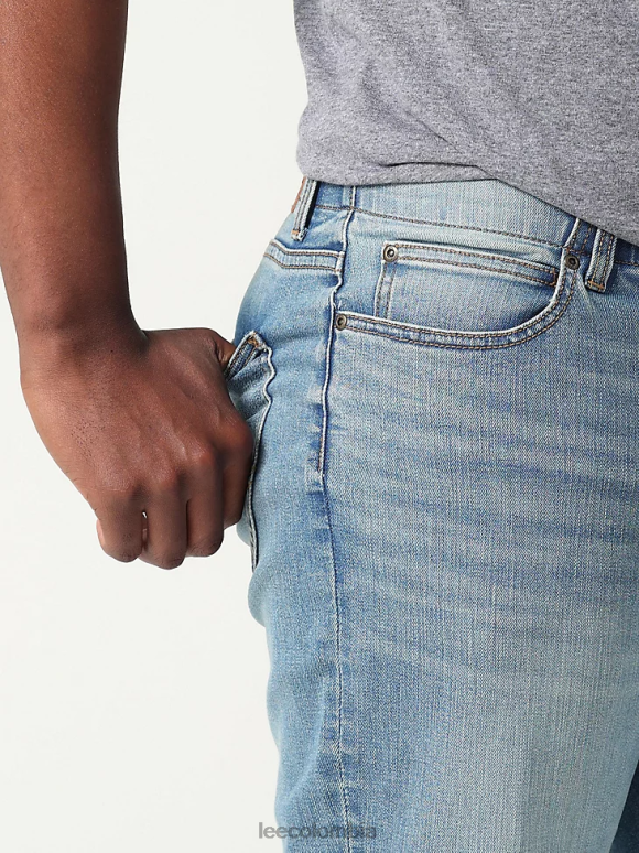Lee hombres jeans rectos relajados mvp de movimiento extremo knox ropa Z6H6F506 - Image 3