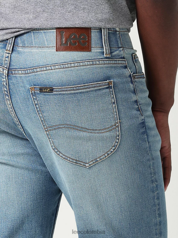 Lee hombres jeans rectos relajados mvp de movimiento extremo knox ropa Z6H6F506 - Image 5