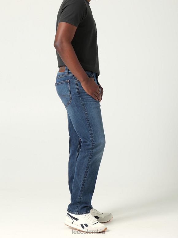 Lee hombres jeans rectos relajados mvp de movimiento extremo suptón ropa Z6H6F507 - Image 3