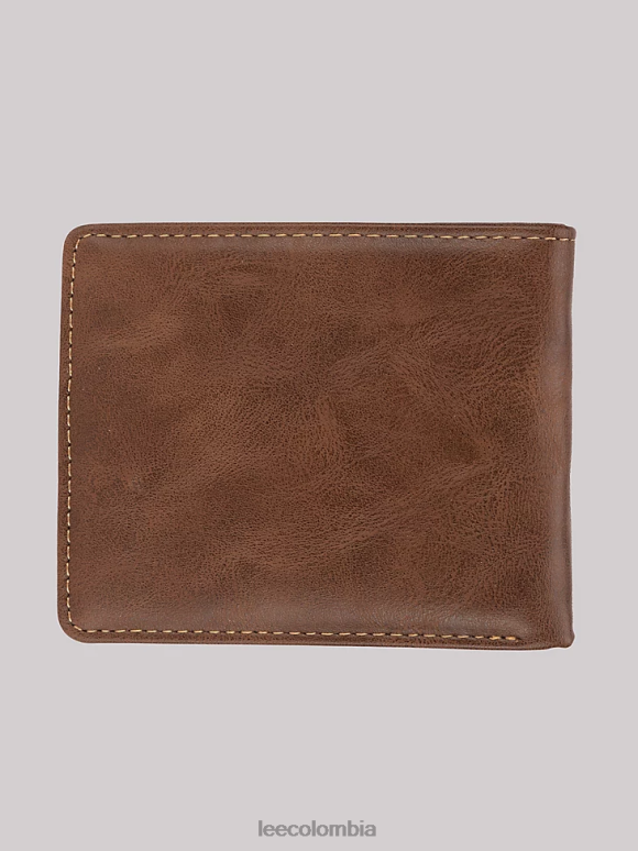 Lee hombres juego de 2 piezas de billetera plegable delgada marrón accesorio Z6H6F1164 - Image 4